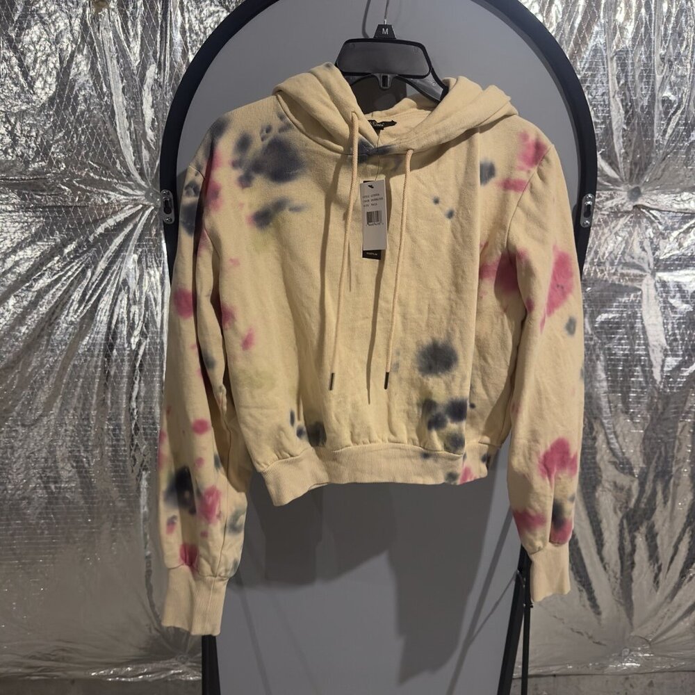 AFRM Women’s Splotch Tie-Dye Hoodie‎ Size S Pullover Sweatshirt Casual Style